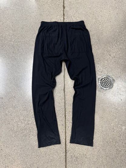 Rick Owens ‘Berlin’ Black/Cream Drawstring Sweatpants
