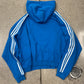 2022 Balenciaga x Adidas ‘3 Stripes’ Blue Pullover Hoodie
