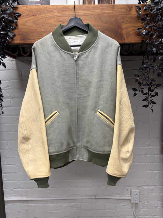 SS2022 Visvim Varsity ‘JKT W/L’ Horse Hide Leather Bomber Jacket