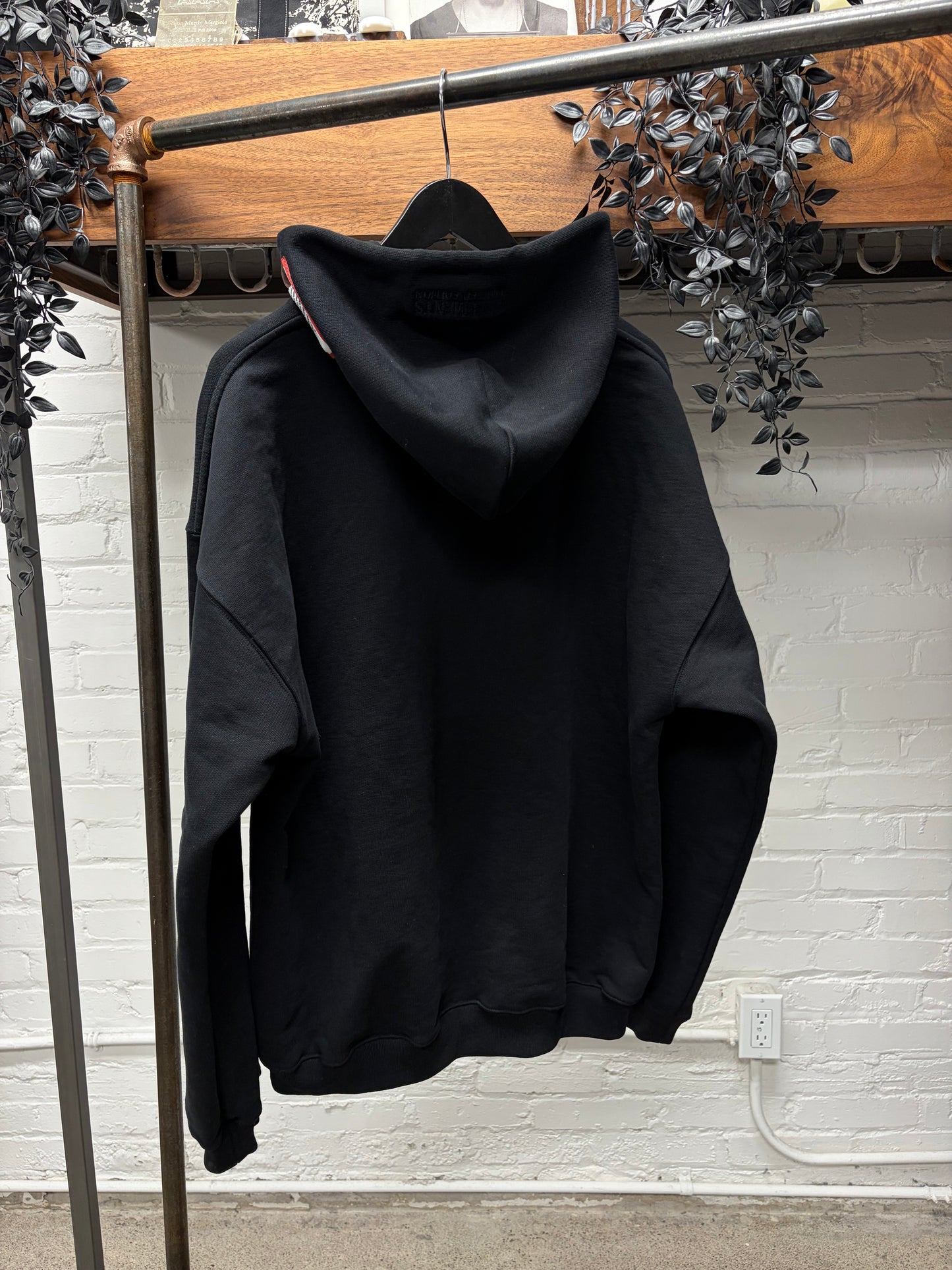 Vetements ‘Care Label’ Black Pullover Hoodie