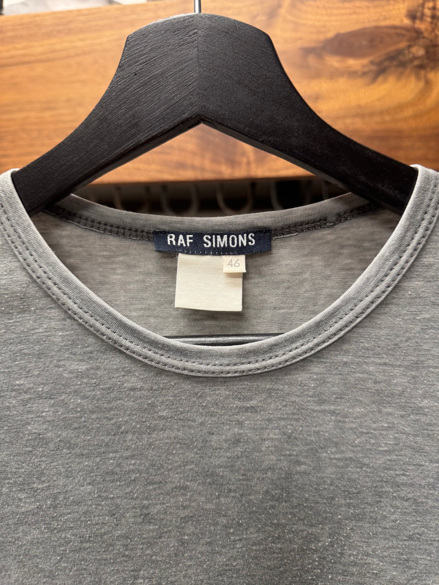 SS1998 Raf Simons ‘Black Palms’ Baseball Sleeve Shirt