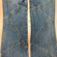 Tornado Mart Exposed Stitch Spiral Flared Denim