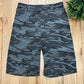 2020 Balenciaga Japan Exclusive ‘Russian Police Camo’ Oversized Denim Shorts