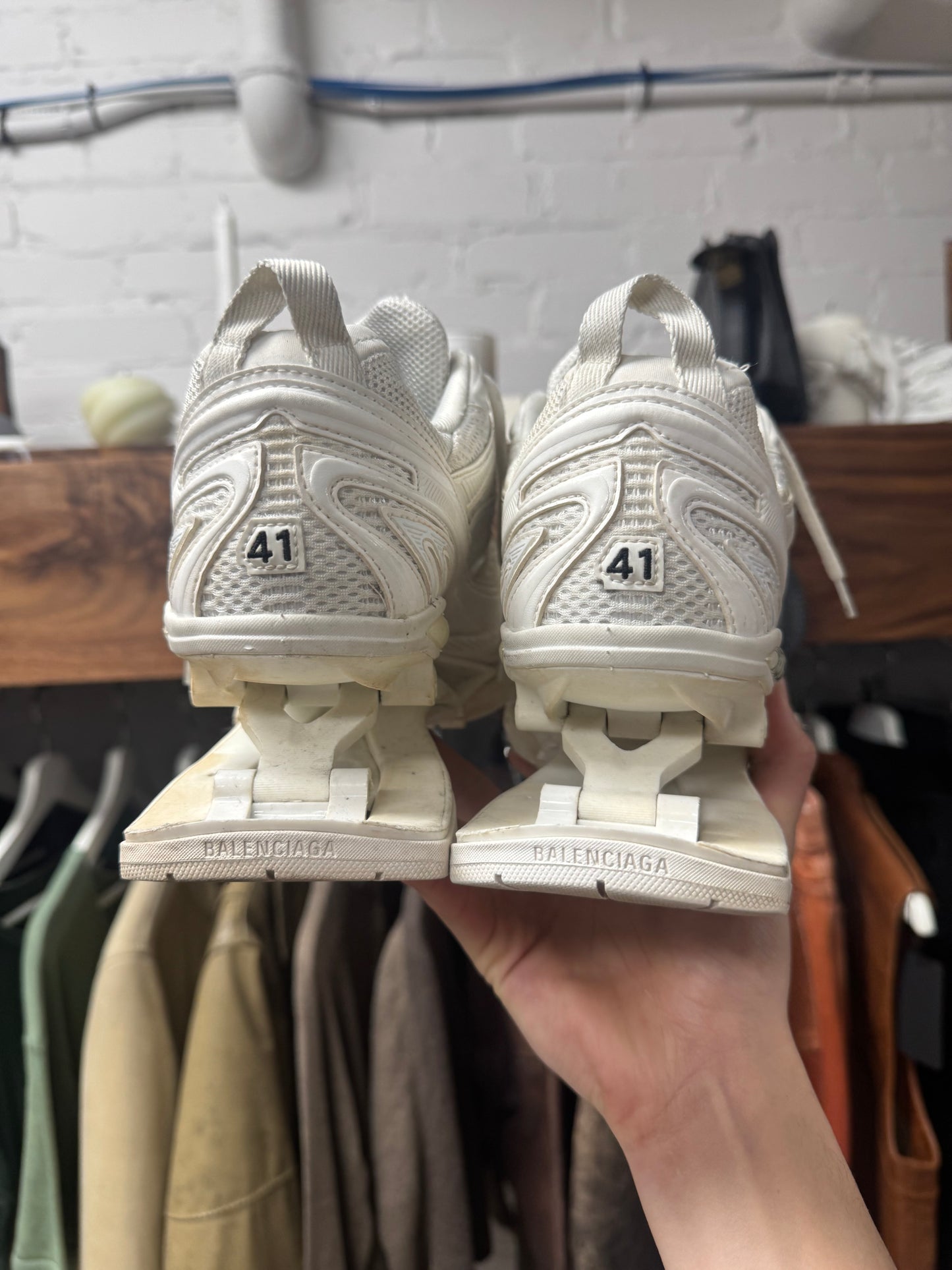Balenciaga ‘X-Pander’ Spring Blade Platform Low Top Sneakers