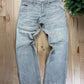 Dolce & Gabbana Distressed Grey Bootcut Denim