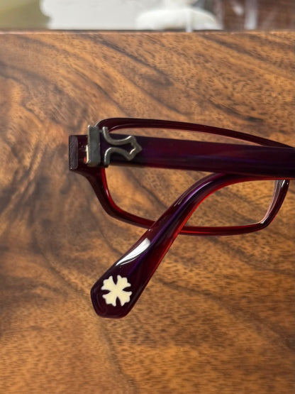 Chrome Hearts ‘Hell Bent’ Red/Silver Prescription Glasses