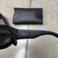 Bottega Veneta ‘Cyclone’ Black Oval Shape Sunglasses