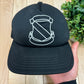 Number (N)ine ‘Shield Logo’ Black Mesh Trucker Hat