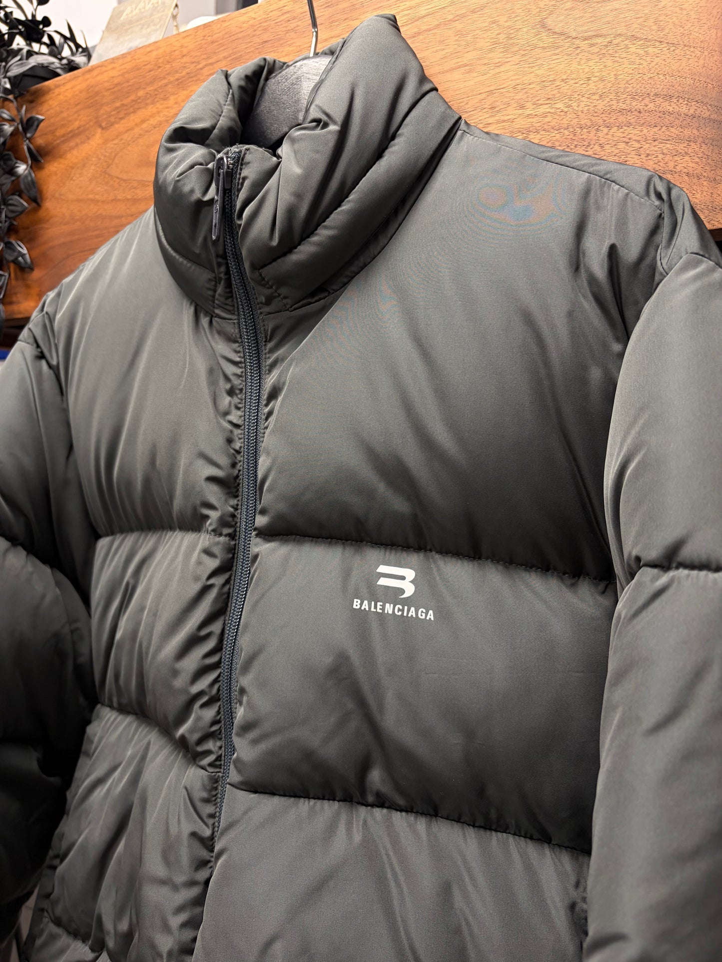 Balenciaga ‘Sports Icon Logo’ Black Down Filled Puffer Jacket