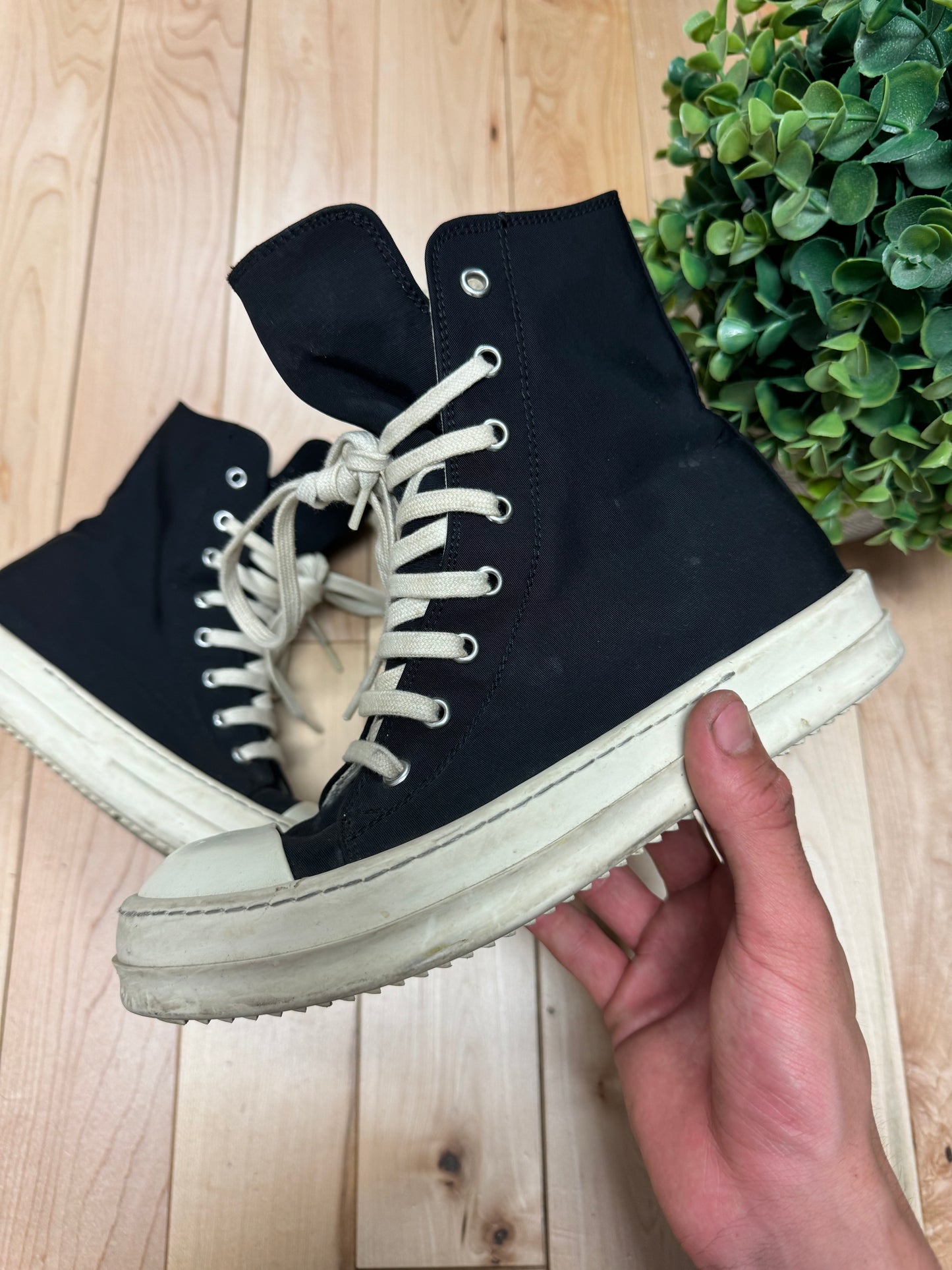 Rick Owens DrkSHDW Canvas Ramones