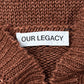 Our Legacy ‘Academy’ Rustic Brown Mohair Cardigan