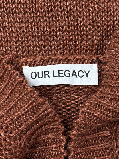 Our Legacy ‘Academy’ Rustic Brown Mohair Cardigan