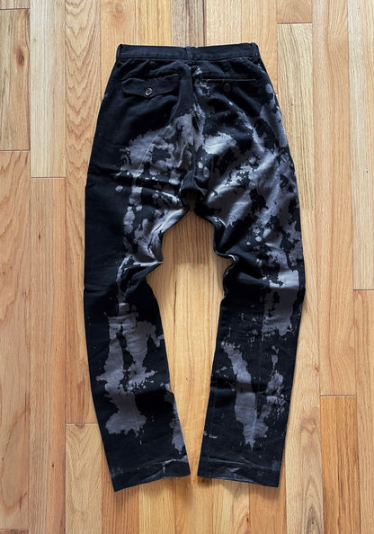 Autumn Winter 1997 Undercover Bleached ‘Vomit’ Denim.