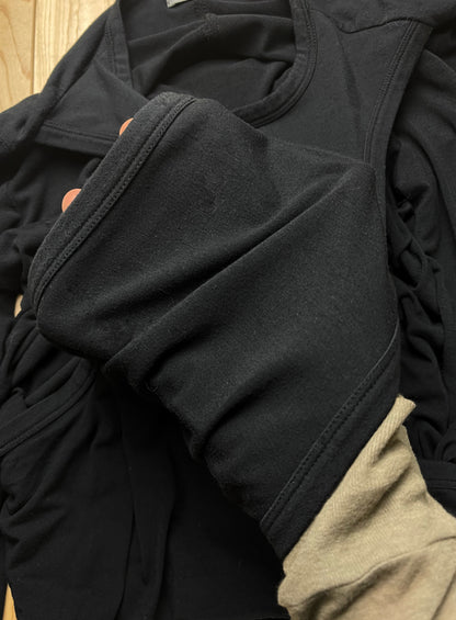 Vintage 1990s Emporio Armani 2 Layered Tank Top-Shirt