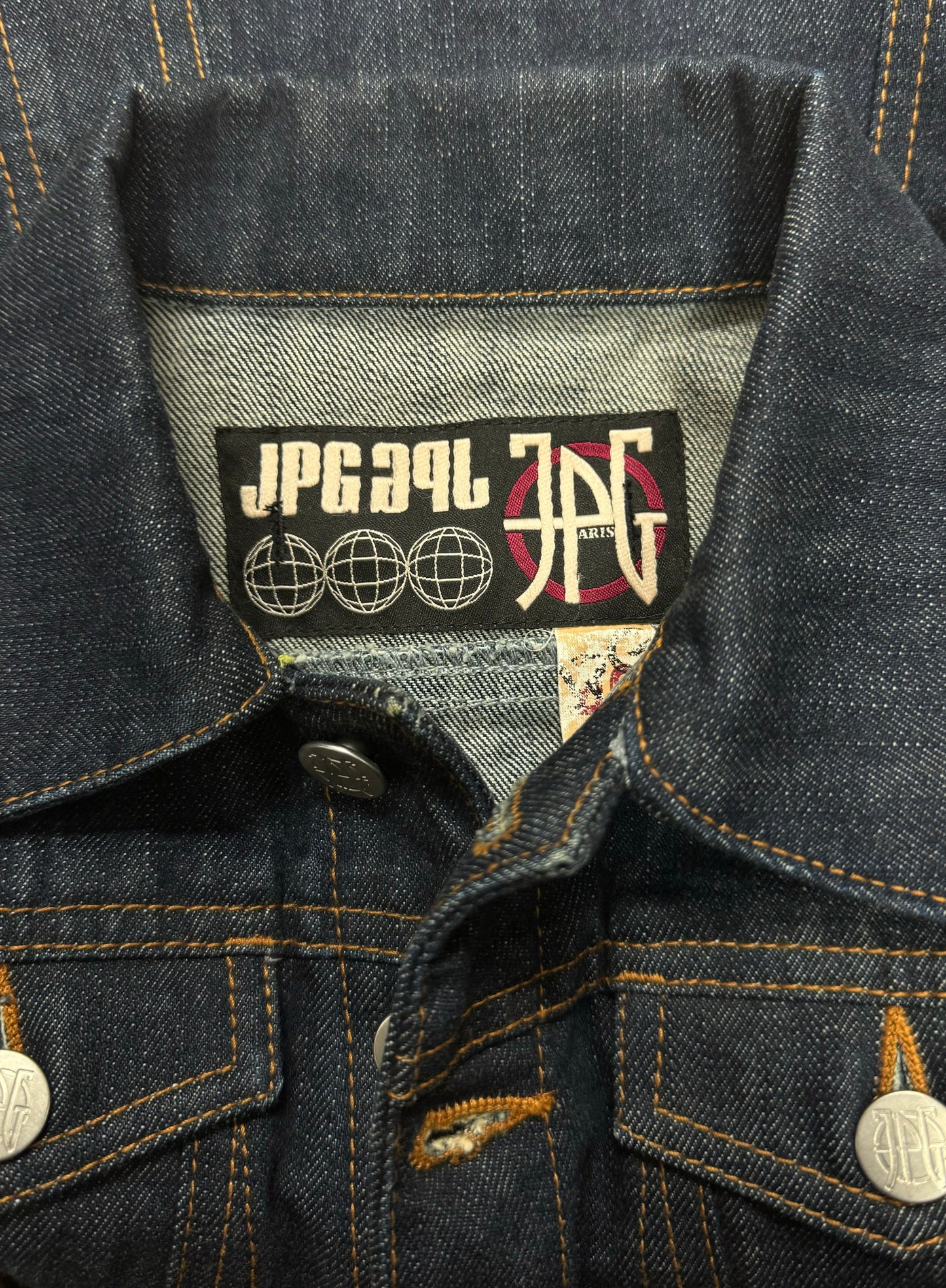 Vintage 1990s Jean Paul Gaultier Reconstructed Denim Jacket