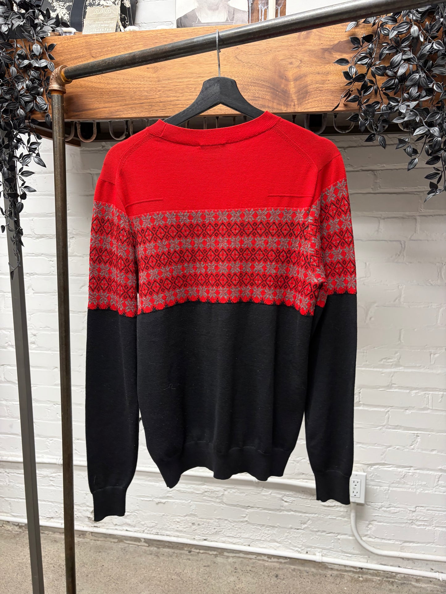 AW2006 Dior Homme by Hedi Slimane ‘These Grey Days’ Nordic Knit Sweater