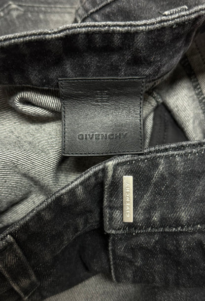 SS2023 Givenchy Oversized ‘Skater’ Washed Black Denim