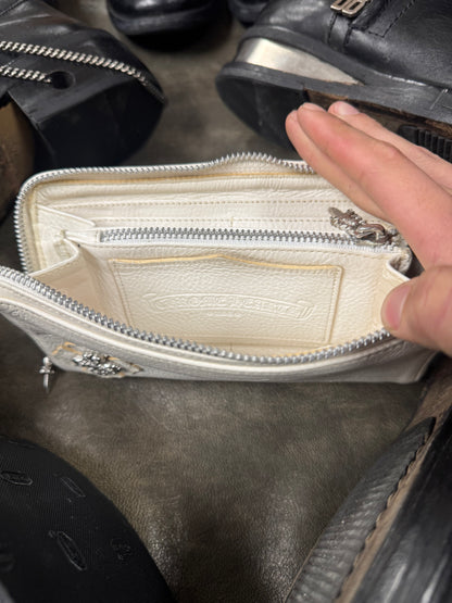 Chrome Hearts ‘Lucky Patch’ Filigree Plus Cross Leather Wallet