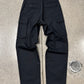 Givenchy ‘Cursive Logo’ Slim Straight Leg Black Cargo Trousers