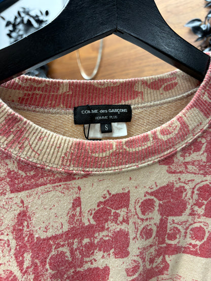 2007 Comme Des Garçons Homme ‘Lego’ Print Red/Sand Sweater