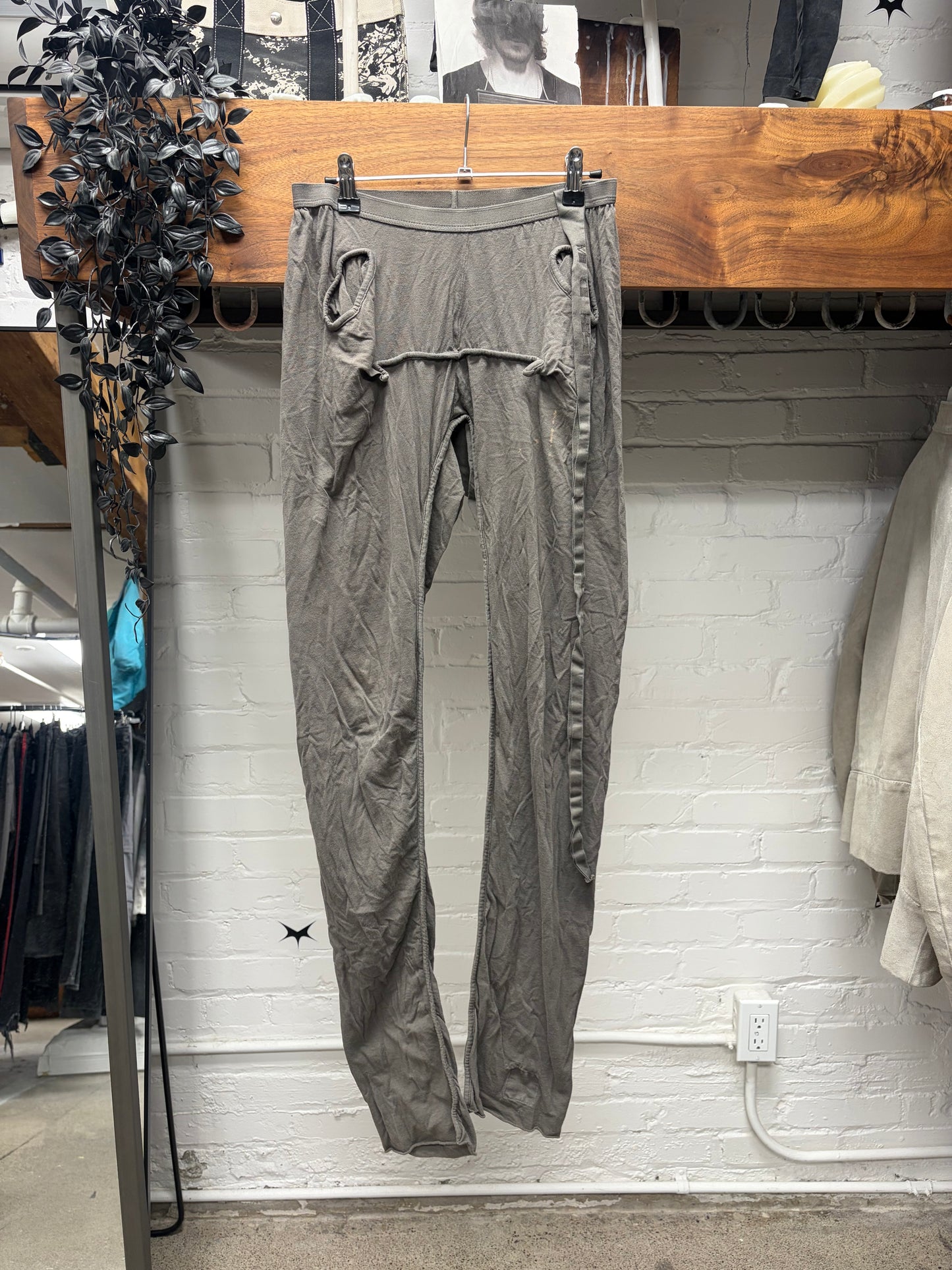 Rick Owens ‘Dustulator’ Layered Dust Brown Reconstructed Pants