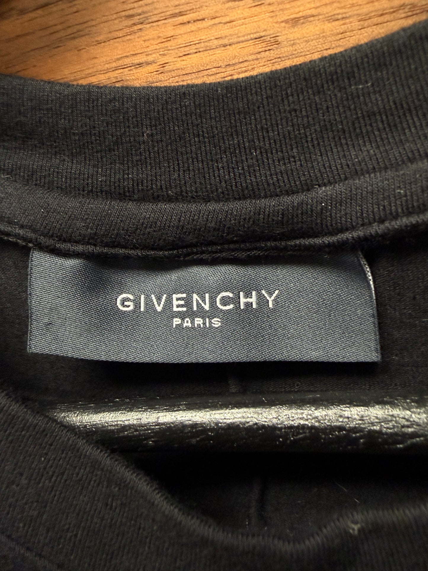 SS2016 Givenchy by Ricardo Tisci ‘Shark’ Black Graphic T-Shirt