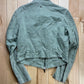 Diesel Triple Zip Seafoam Green Biker Jacket