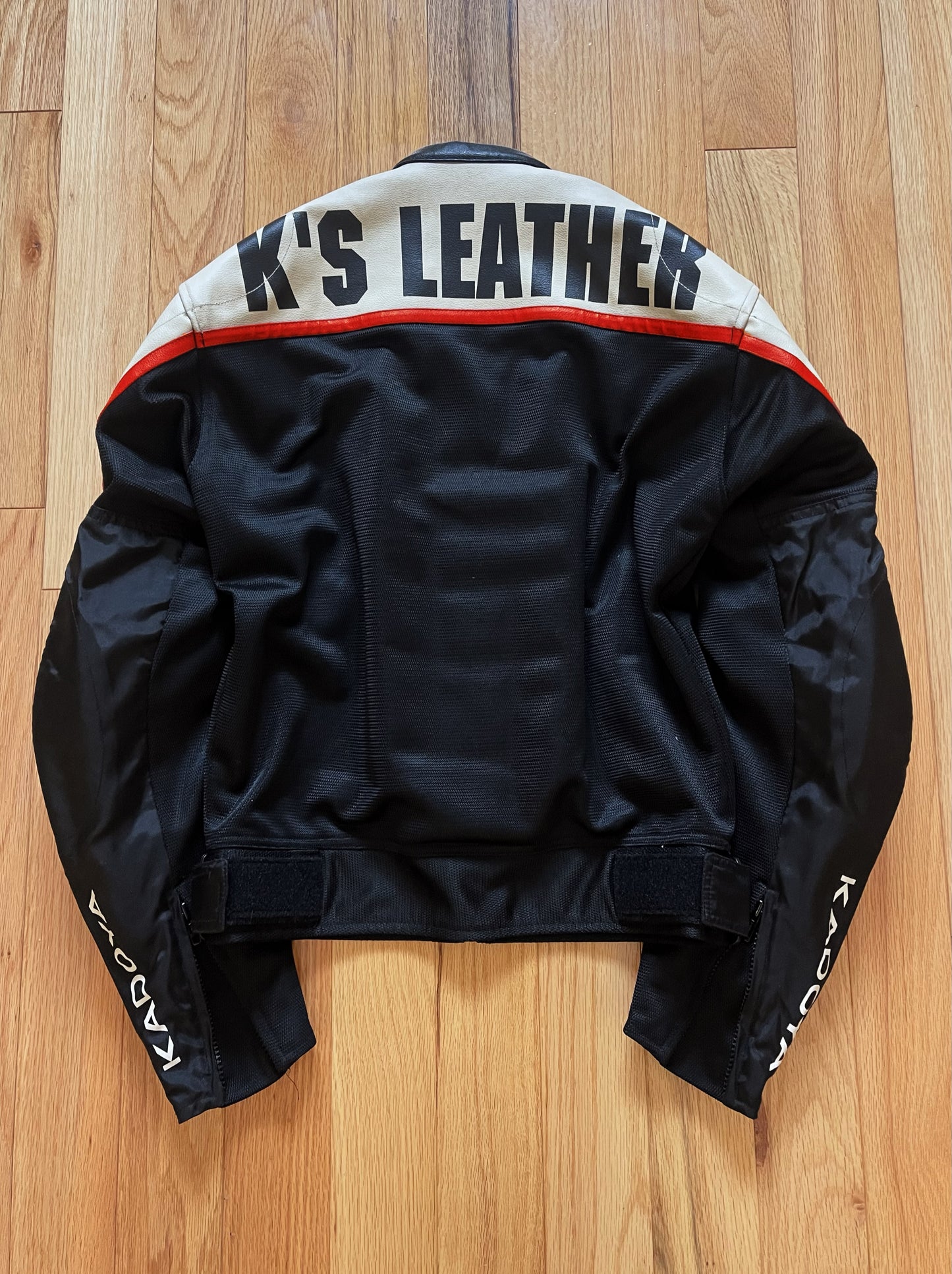 Kadoya K’s Leather Blackhorse Racing Team Armoured Biker Jacket