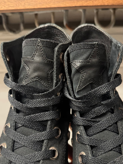 Chrome Hearts x Converse Leather Star Patch ‘Chuck 70’ High Top Sneakers