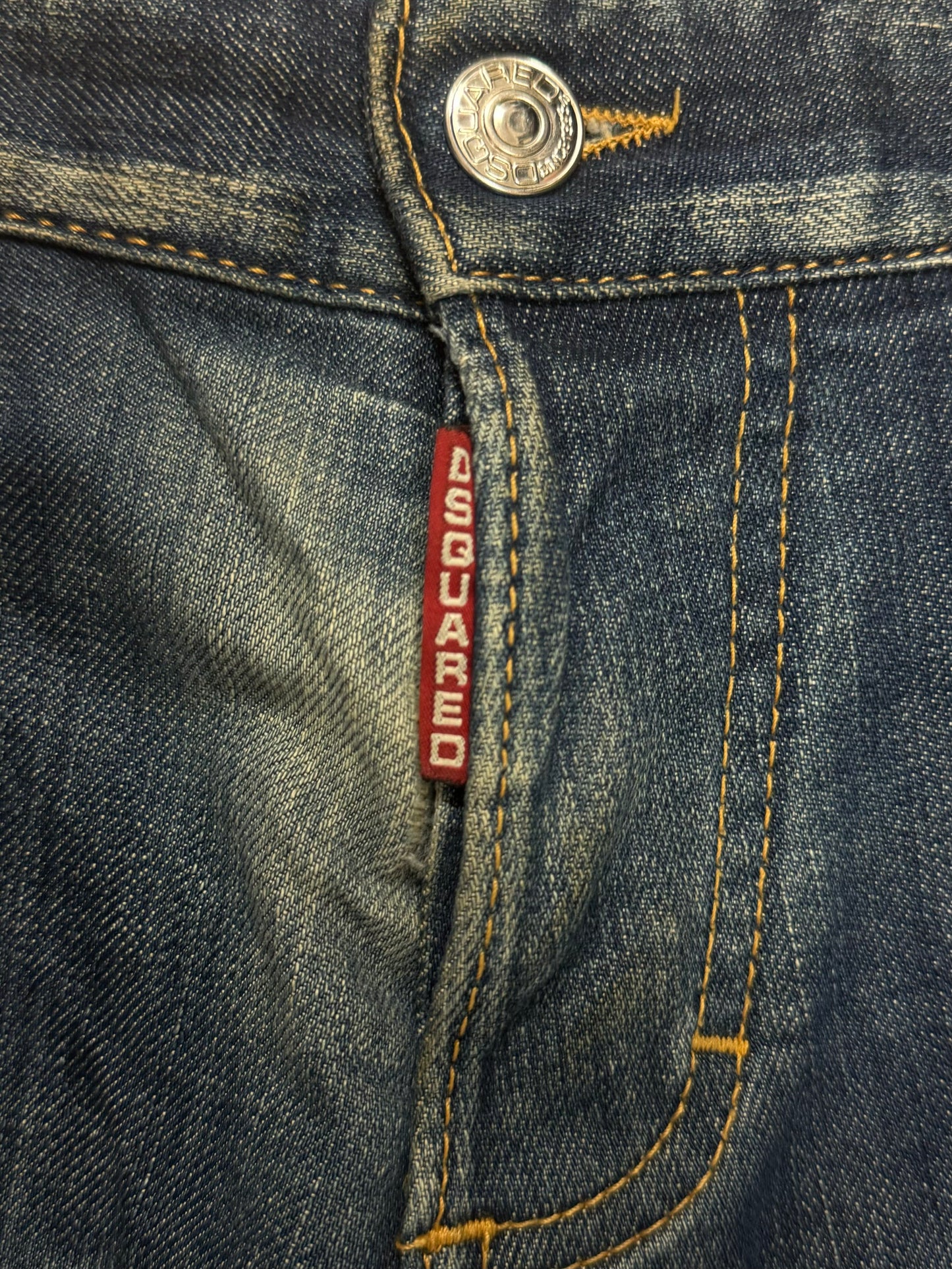 Dsquared2 Distressed Slim/Skinny Cut Denim