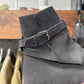 Saint Laurent ‘Jodhpur’ Charcoal Grey Suede Boots