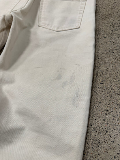 Vintage Helmut Lang ‘Painter’ Bootcut White Denim