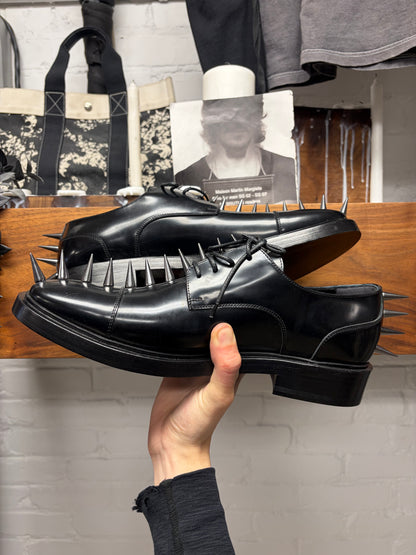 Pre-AW2018 Balenciaga ‘Spike’ Studded Black Leather Derbys