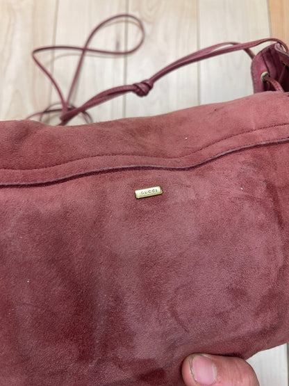 Spring Summer 2002 Gucci by Tom Ford ‘Blush’ Suede Heart Crossbody Bag