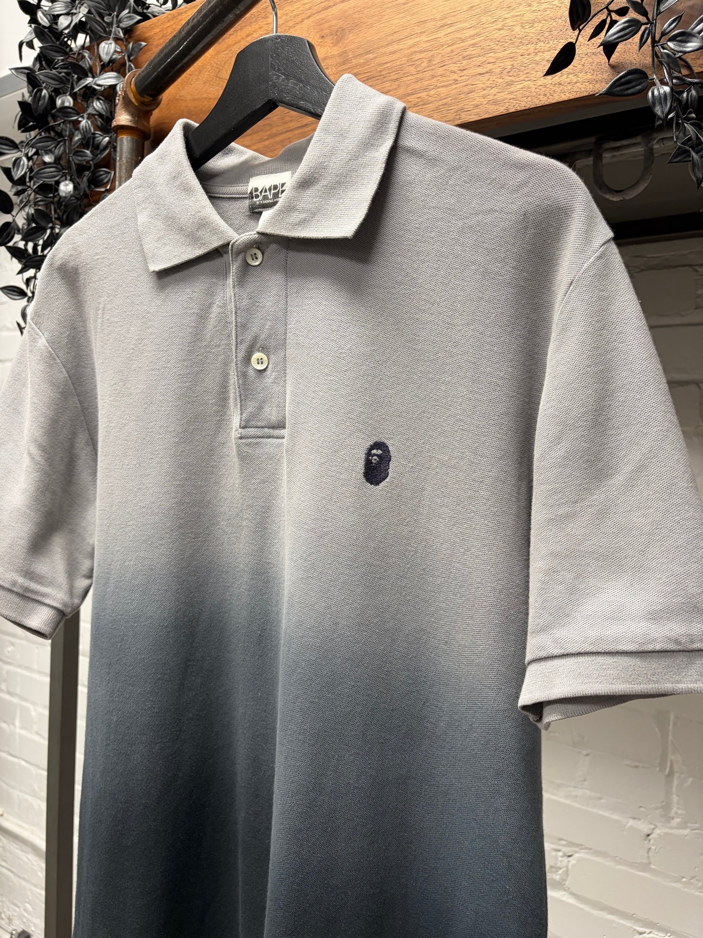 2007 Bape ‘Gradient Dip’ Embroidered Logo Polo