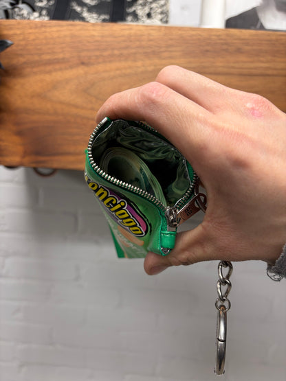 SS2025 Balenciaga ‘Sour Cream & Onion’ Leather Chip Bag Keychain Pouch