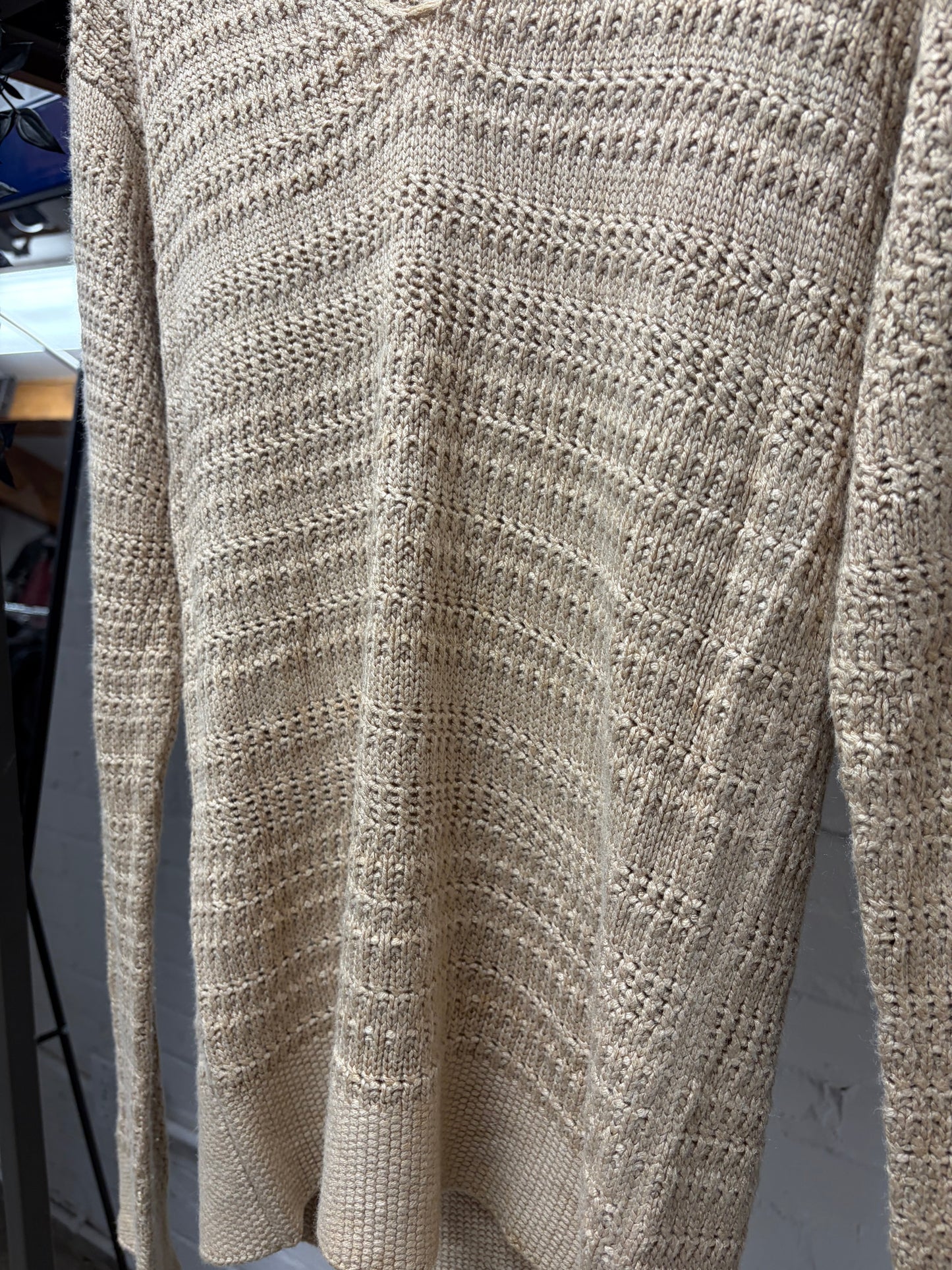 2005 Gucci Silk Knit Plunge Neckline Sweater