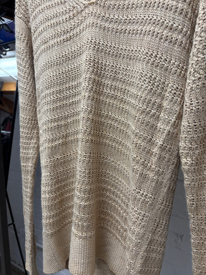 2005 Gucci Silk Knit Plunge Neckline Sweater