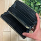 Balenciaga ‘Tour’ Black/Gold Long Leather City Wallet