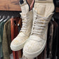 Rick Owens ‘Cracked’ Deerskin Leather Geobaskets