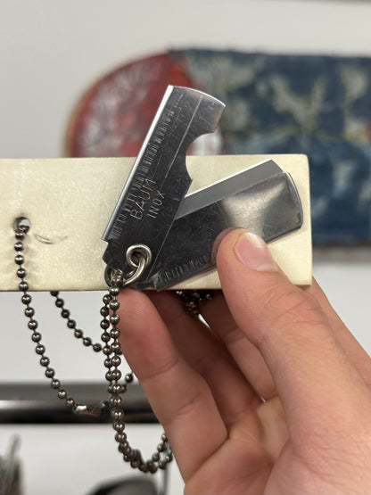 Carol Christian Poell ‘MM1914’ Razor Blade Necklace