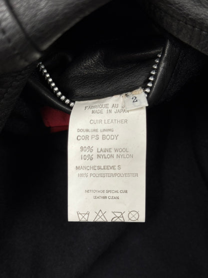 Vintage Yohji Yamamoto Y’s ‘Horse Hide’ Belted Leather Jacket