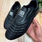 Balenciaga ‘Zen’ Black Leather Low Top Soccer Sneakers