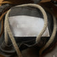 Mihara Yasuhiro Leather Belt Strap Rugged Canvas Backpack