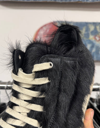 Rick Owens Ramones ‘Pony Hair’ Low Top Sneakers