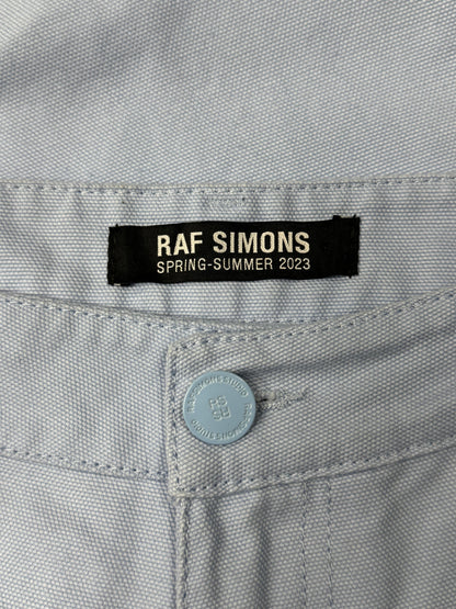SS2023 Raf Simons Baby Blue Wide Leg Denim