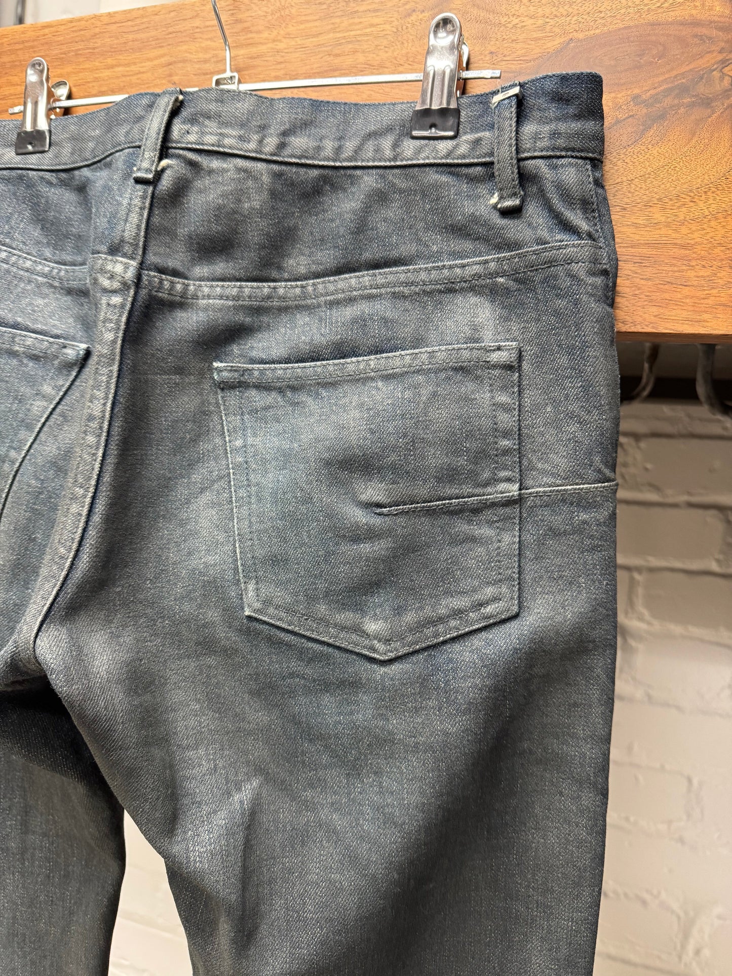 Dior Homme ‘Waxed Black’ Unaltered Skinny Denim