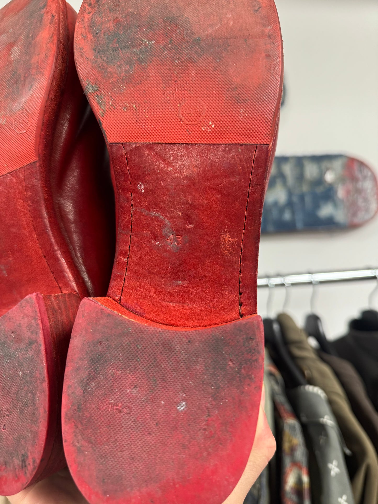 Guidi ‘PL1’ Red Leather Front Zip Boots