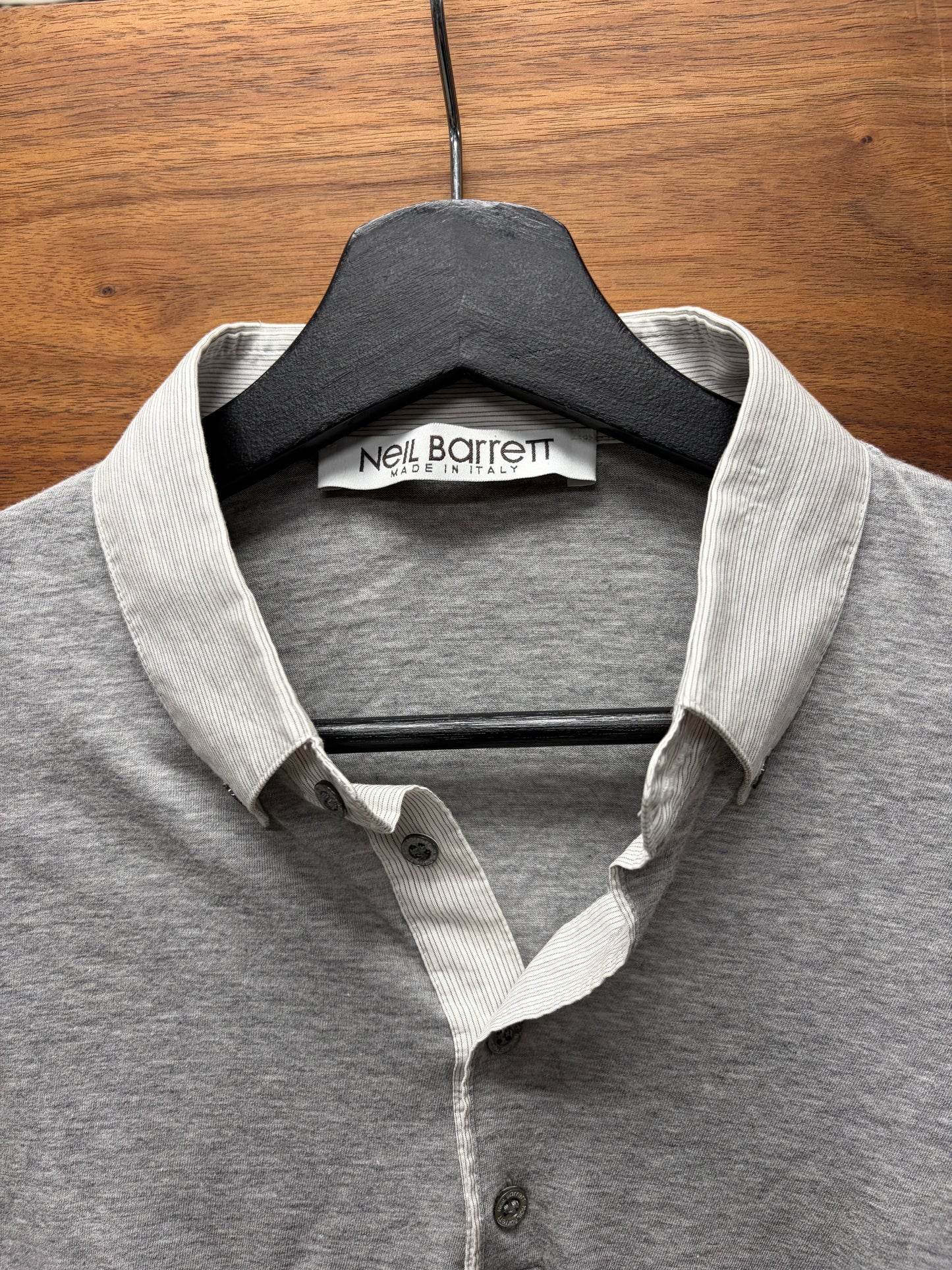 Neil Barrett Sweatshirt Cotton Collared Shirt