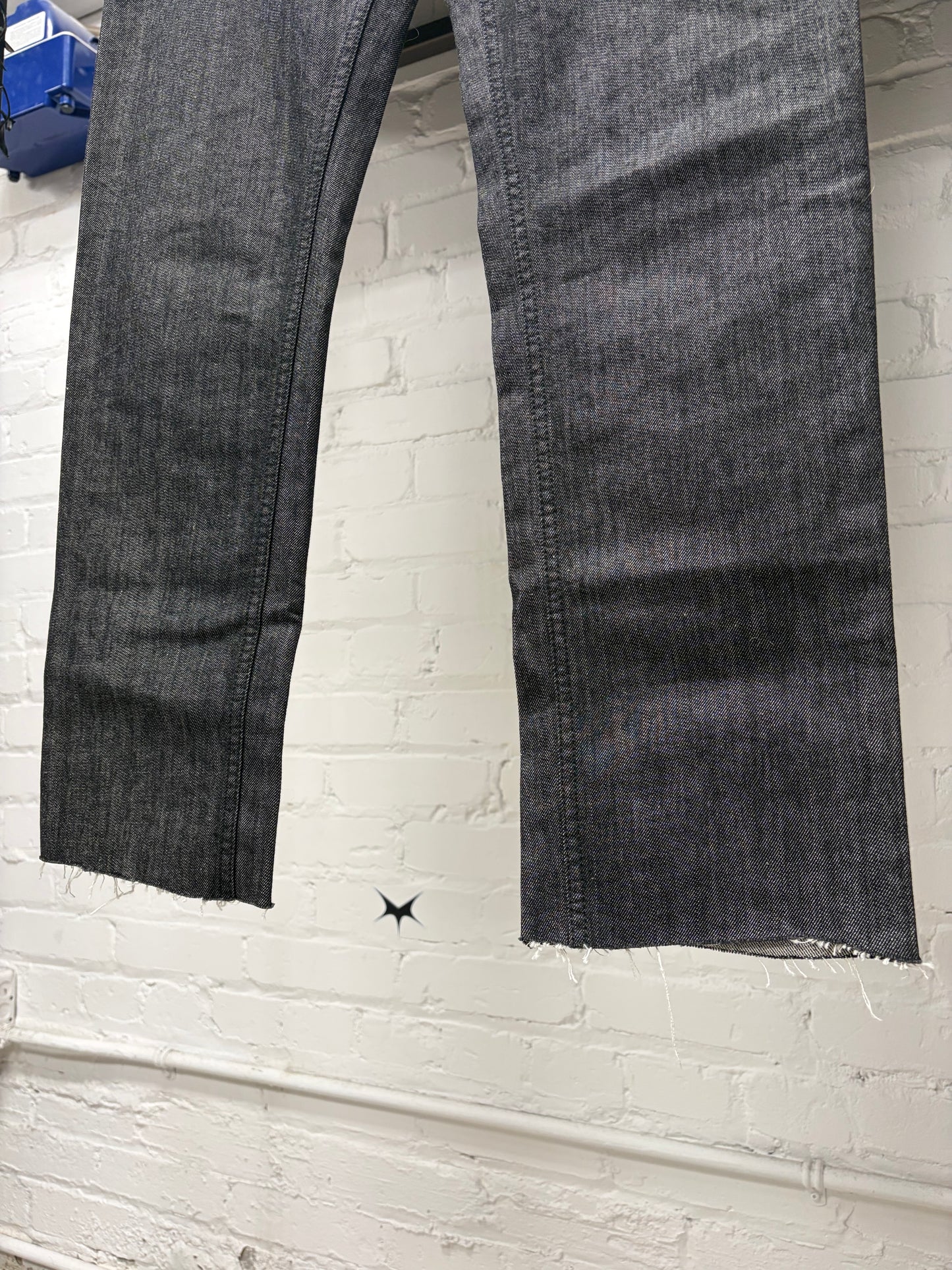 Gucci Staff Uniform Slim/Skinny Cut Released Hem Denim